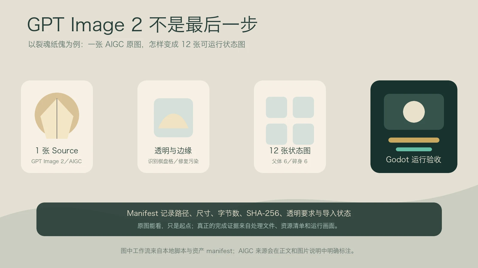 GPT Image 2 不是最后一步,游戏美术的生成、处理与接入